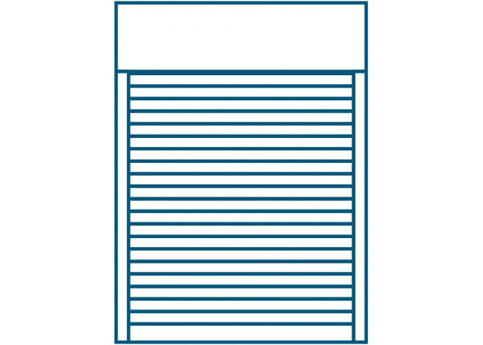 Vorsatzrollladen Standard  Skizze
