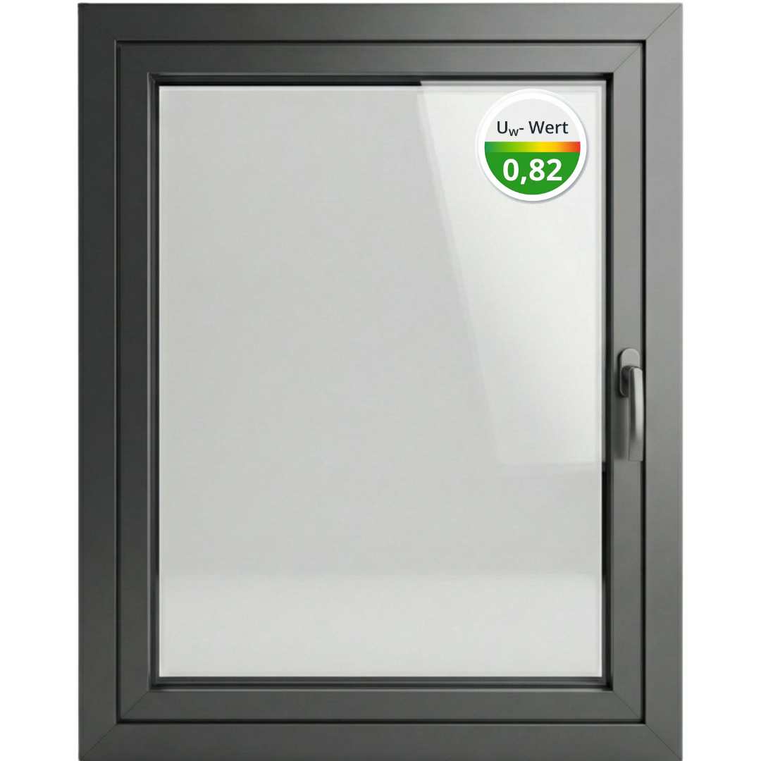 Beispiel für ein klassisches Alu-Fenster